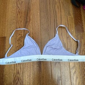 Calvin Klein Light Purple Bralette
